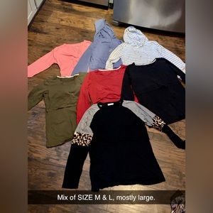 Long sleeve Nursing/Breastfeeding tops
